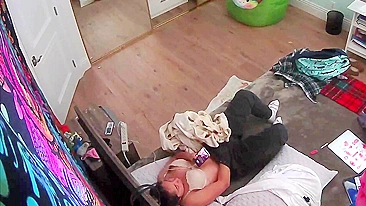 Lustful Babe Busted Masturbating, Dripping Cunt on Phone Cam, Craving Hard Fucking Tonight!