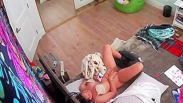 Lustful Babe Busted Masturbating, Dripping Cunt on Phone Cam, Craving Hard Fucking Tonight!