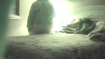 Sneaky Bedroom Spy Cam Captures Wife Rubbing Her Throbbing Slit, Aching for Fucked!