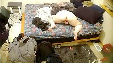 Hot MILF Exposed on Secret Cam, Jilling Off, Teasing Her Juicy Pussy, Begging for Fuck!