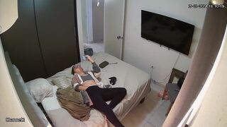 Horny Mom Caught Masturbating on Hidden Bedroom Cam, Fingering Her Wet Twat Alone Horny Mom Caught Masturbating on Hidden Bedroom Cam, Fingering Her Wet Twat Alone