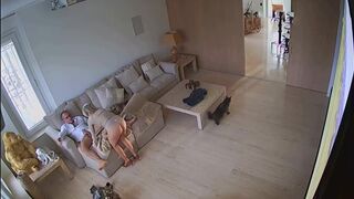 Devious Wife Sets Trap, Records Hubby Savagely Mouth Fucking Babysitter in Bedroom