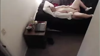 Thick Mom Caught Masturbating Her Dripping Cunt to Porn on Hidden Cam