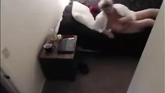 Thick Mom Caught Masturbating Her Dripping Cunt to Porn on Hidden Cam