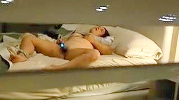 Naked Chubby Bitch Moans Loud as She Fucks Herself with a Dildo & Cums Hard