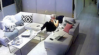 Spying on My Hot Neighbor as She Rubs Herself to Wild Orgasms