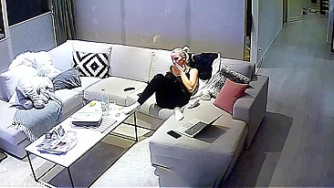 Spying on My Hot Neighbor as She Rubs Herself to Wild Orgasms