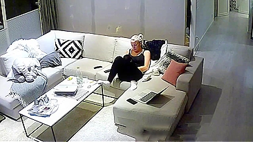 Spying on My Hot Neighbor as She Rubs Herself to Wild Orgasms