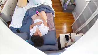 IP Camera Catches My Horny Mom Wildly Masturbating in Bed Instead Of Cleaning The House