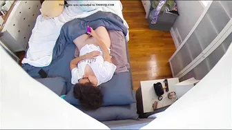 IP Camera Catches My Horny Mom Wildly Masturbating in Bed Instead Of Cleaning The House