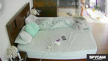 Sex-Crazed Mom Fuck Her Soaking Twat Vigorously, Captured by Sly Spy Cam in Raw Ecstasy!