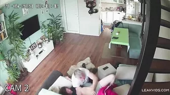 Perv Dad Ravages Slutty Daughter's Juicy Cunt in Incest Tape, Exposed by Sneaky IP Cam