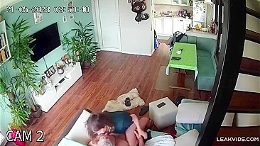 Perv Dad Ravages Slutty Daughter's Juicy Cunt in Incest Tape, Exposed by Sneaky IP Cam