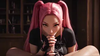 Crazy K-Pop Idol Unleashes Her Wild Side in Hot Demon Showdown (AI Generated)