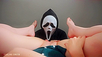 Squirting on Ghost's Face And Letting Him Take My Panties