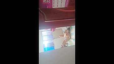 Voyeur Son's Cam Catches Slutty Mom Jerking Off to Dirty Fantasies in Bedroom Alone