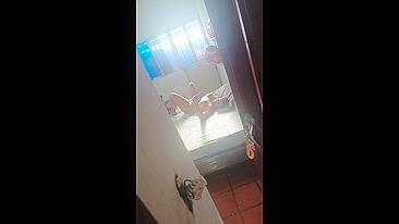 Voyeur Son's Cam Catches Slutty Mom Jerking Off to Dirty Fantasies in Bedroom Alone