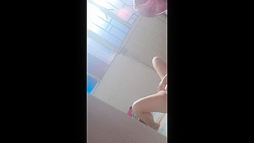 Voyeur Son's Cam Catches Slutty Mom Jerking Off to Dirty Fantasies in Bedroom Alone