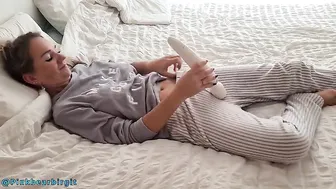 Creepy Asshole Records His Mom's Juicy Twat Massage Using Sex Toy