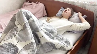 MILF Wife Caught on Hidden Cam Fingering Pussy, Craves Big Dick Fuck and Creampie in Her Slutty Holes