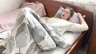 MILF Wife Caught on Hidden Cam Fingering Pussy, Craves Big Dick Fuck and Creampie in Her Slutty Holes