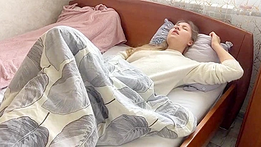 MILF Wife Caught on Hidden Cam Fingering Pussy, Craves Big Dick Fuck and Creampie in Her Slutty Holes