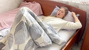 MILF Wife Caught on Hidden Cam Fingering Pussy, Craves Big Dick Fuck and Creampie in Her Slutty Holes