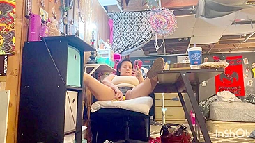 Voyeur Hubby Watches Her Masturbate & Get Off, She Wants Pussy and Mouth Loaded