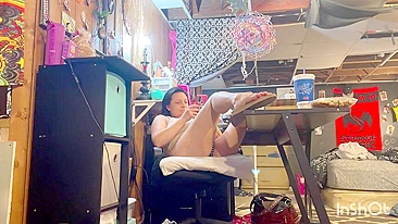 Voyeur Hubby Watches Her Masturbate & Get Off, She Wants Pussy and Mouth Loaded