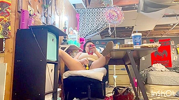 Voyeur Hubby Watches Her Masturbate & Get Off, She Wants Pussy and Mouth Loaded