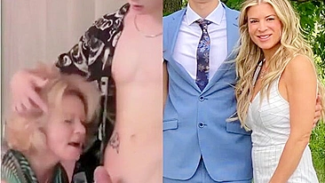 Horny Mother-in-Law Sneaky Bitch Sucks Off My Hubby in Shitty Motel - Caught Cheating Slut