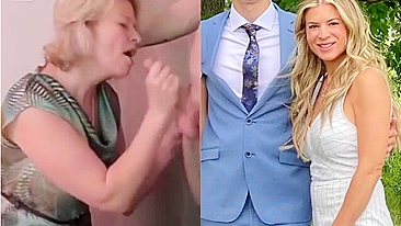 Horny Mother-in-Law Sneaky Bitch Sucks Off My Hubby in Shitty Motel - Caught Cheating Slut