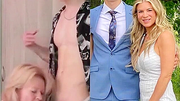 Horny Mother-in-Law Sneaky Bitch Sucks Off My Hubby in Shitty Motel - Caught Cheating Slut