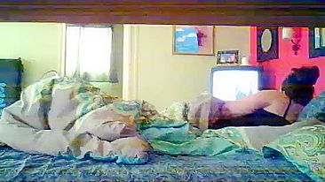 Hidden Camera Busts Mom Rubbing Pussy Wildly, Multiple Orgasms Explode