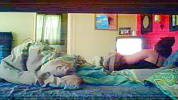 Hidden Camera Busts Mom Rubbing Pussy Wildly, Multiple Orgasms Explode