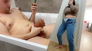 My Wifey Spied on Me Cheating on Her in the Shower