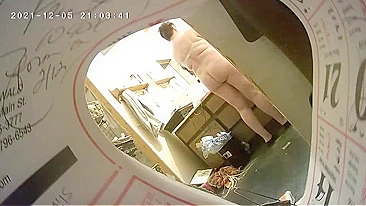 Son Peeks At Mom Undressing In The Bedroom Then Beats His Meat Watching Her Hot Body