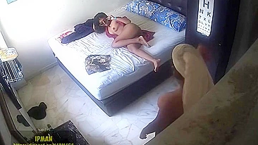 Freaky Indian MILF Professor Scissors Tight Student Slut in Dorm Room Secret Spy Video