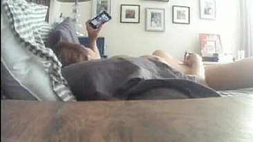 Horny Housewife Fingers Pussy Furiously To Gangbang Porn Cumming Loud