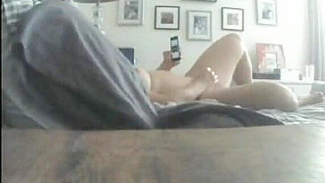 Horny Housewife Fingers Pussy Furiously To Gangbang Porn Cumming Loud