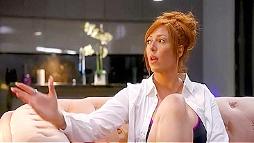 This Sexy Redhead MILF Lets Her Horny Son Fill Her Wet Cunt With Cum