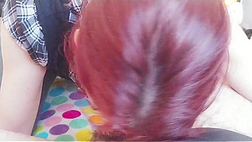 Desperate Cougar Mom Swallows Son’s Load Right Before Drop-off