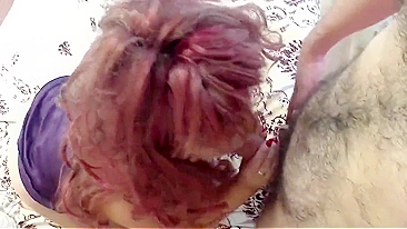 Mom's Daddy Flops, So She Rides Son's Fat Dick to Gushy Creampie Bliss