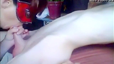 Real Mom Drops the Red Mask and Takes Her Son’s Cock Balls Deep