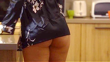 Naughty Mama Bitch Sucks and Pounds Her Dude's Fat Pole in Raunchy Forbidden Screw