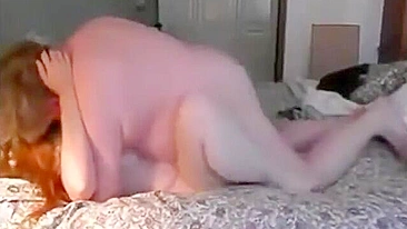 Incest Sex - BBW Redhead MILF Pussy Fucked Prone Bone to Spooning