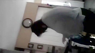 Horny Son Ravages Mommy's Tight Hole in Filthy Incest Creampie Bang, Their Daddy Loser