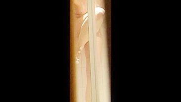 Twisted Son Spy Cams Busty Mom's Steamy Tits Shower Show, Jerck Cock Wild