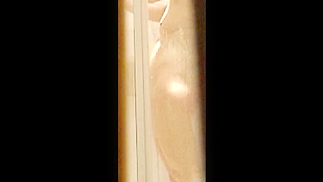 Twisted Son Spy Cams Busty Mom's Steamy Tits Shower Show, Jerck Cock Wild