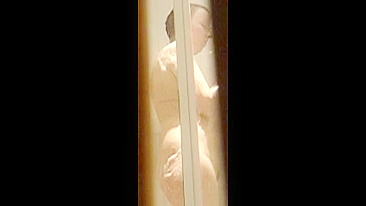 Twisted Son Spy Cams Busty Mom's Steamy Tits Shower Show, Jerck Cock Wild